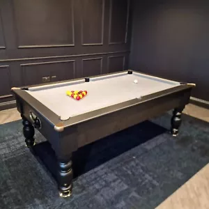 New Montpellier Black Slate Pool Table | 6ft or 7ft | Home Pool Tables - Picture 1 of 12