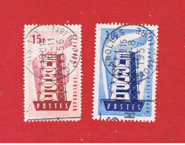 France #805-806   VF used   Europa   Free S/H - Image 1 of 1