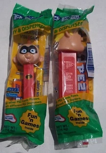 PEZ INTERACTIVE CLASSIC. THE INCREDIBLES. JACK-JACK, MR. INCREDIBLE.PIXAR SEALED - Picture 1 of 3