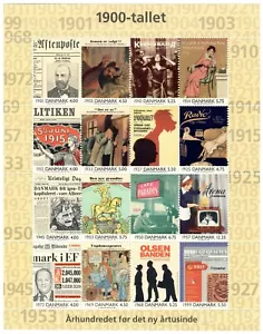 DENMARK. 2000. 88,75 kr. XX wiek. Prześcieradło pamiątkowe. VF MNH (MM2) - Zdjęcie 1 z 1
