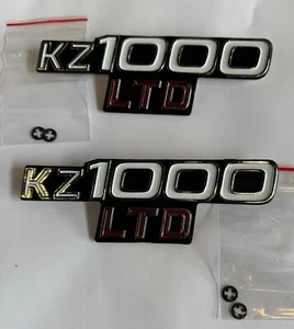 OSVP-124 KAWASAKI KZ 1000 LTD SIDE COVER EMBLEMS - Picture 1 of 2