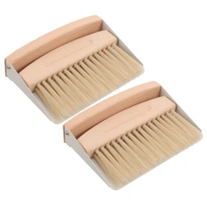 2 Sets Desktop Cleaning Kit Mini Dust Pan and Brush Small Dustpan - Picture 1 of 12
