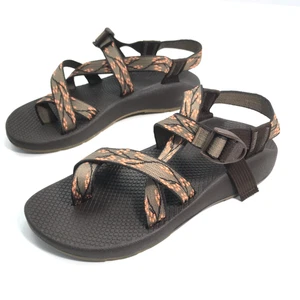 Chaco Z2 Yampa Strappy Sandals Toe Loop Sport Hiking Water Brown Women's Size 9 - Picture 1 of 12