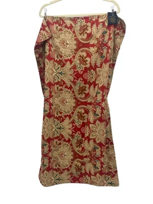 Vintage Ralph Lauren Home King Size Pillow Sham Red Paisley Sateen 1 EA - Image 1 of 4