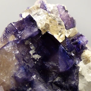 Blue John Fluorit Kristall Präparat Derbyshire UK 34mm 15g unpoliert - Bild 1 von 15