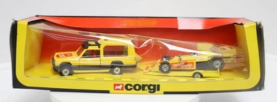 Team Corgi Race Set No. 26 Matra Rancho Trailer & Hesketh Ford 308 In Box 1981 - Image 1 of 4