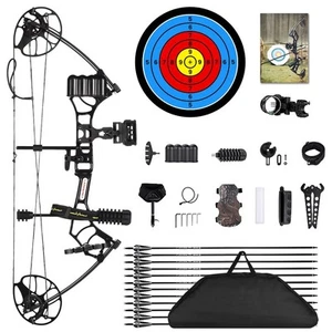 to Hunt Lightweight Compound Bow Package for Adults and Youth0-50 Lbs Draw Weigh - Picture 1 of 9