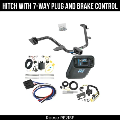 Paquete de remolque enganche + control de freno para 13-21 Nissan NV200 15-18 Chevrolet City Express Foto 1 de 4