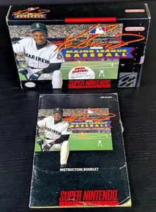 Ken Griffey Jr Presents Major League Baseball | Super Nintendo SNES | Box Anleitung - Bild 1 von 11