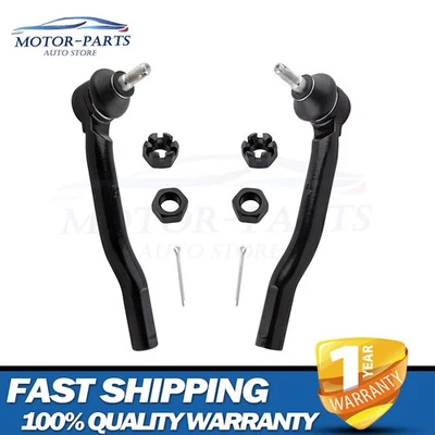 Pair Front Outer Tie Rod End Link for 2007-2010 2011 Nissan Versa 2009-2014 Cube Foto 1 de 4