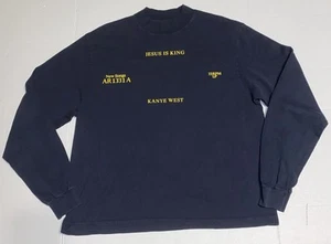 Camicia Kanye West Jesus Is King manica lunga oversize AR1331A 33RPMLP adulto L LEGGI - Foto 1 di 11