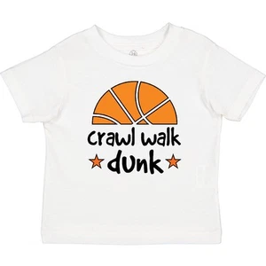 Inktastic Basketball Crawl Walk Dunk Baby T-Shirt Team Star Boys Girls Infant - Picture 1 of 5