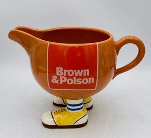 FAB RETRO CARLTON WALKING WARE BROWN & POLSON JUG 1970s - Picture 1 of 5
