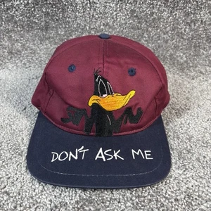 De colección Looney Tunes Sombrero Gorra Correa Trasera Rojo Pato Lucas Dibujos Animados Show de TV Para Hombres - Imagen 1 de 7