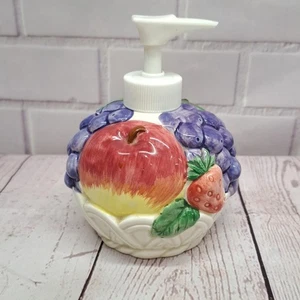 Vintage Otagiri Apfel Trauben Erdbeere Seifenspender Japan - Bild 1 von 7