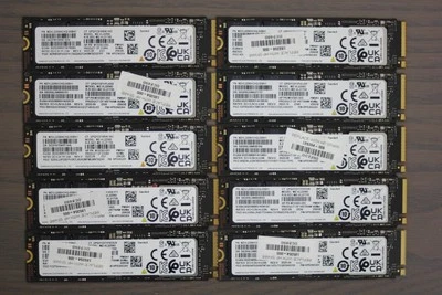 Samsung PM9A1 Lot of 10 256GB M.2 PCIE NVME 2280 SSD Solid State Drive OPEN BOX - Image 1 of 3