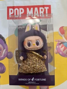 Figura coleccionable de juguete de peluche POP MART Labubu WINGS OF FORTUNE de Japón - Imagen 1 de 2