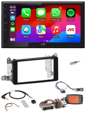 JVC Bluetooth 2DIN Lenkrad DAB USB Autoradio für Mitsubishi Outlander 07-12 Navi - Bild 1 von 4