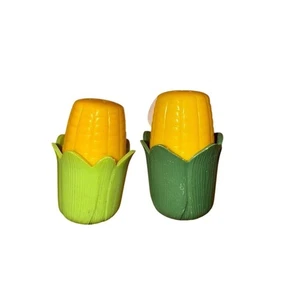 Vintage Corn on the Cob Salt & Pepper Shakers Mid-Century Style mini - Picture 1 of 4