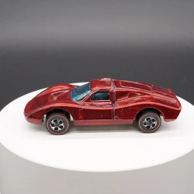 1968 Hot Wheels Mattel Redline Ford Mk IV Red Spectraflame HK NICE! - Image 1 of 4