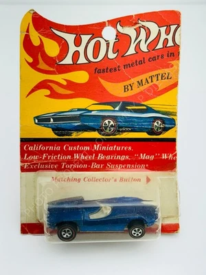 Hot Wheels Redline TURBOFIRE Blue US White Interior NEW in CUT BLISTERPACK !!! - Image 1 of 4