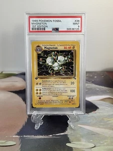 Pokemon Card 1st Edition Magneton -  Fossil Set No. 26/62 - PSA 9 MINT -Non Holo - Picture 1 of 2