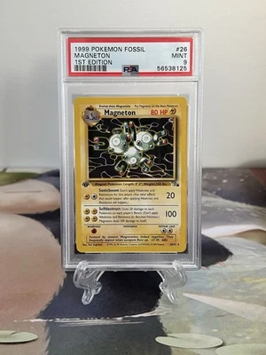 Pokemon Card 1st Edition Magneton -  Fossil Set No. 26/62 - PSA 9 MINT -Non Holo - Image 1 of 2