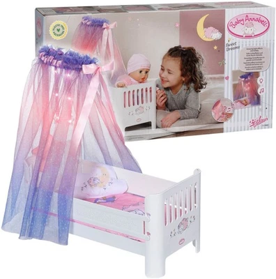 16265849 BABY ANNABELL Doll Bed Baby Annabell® Sweet Dreams Bed with Sound New - Image 1 of 4