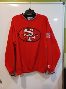 Rare Early 90's Vintage Starter Pro Line Med Red Red 49ers V/Crew Neck Pique... - Bild 1 von 21