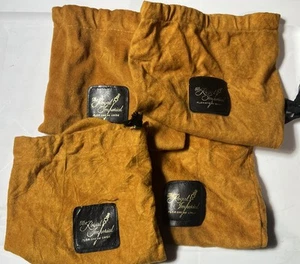 VTG Florsheim Travel Royal Imperial (2) Sets  Of 2 Shoes Bags Made In Italy - Picture 1 of 3