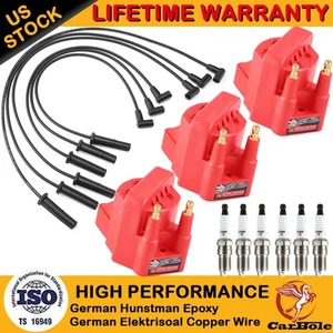 Ignition Coil & Iridium Spark Plug & Wire Set for 2000-05 Chevrolet Impala DR39 - Picture 1 of 15