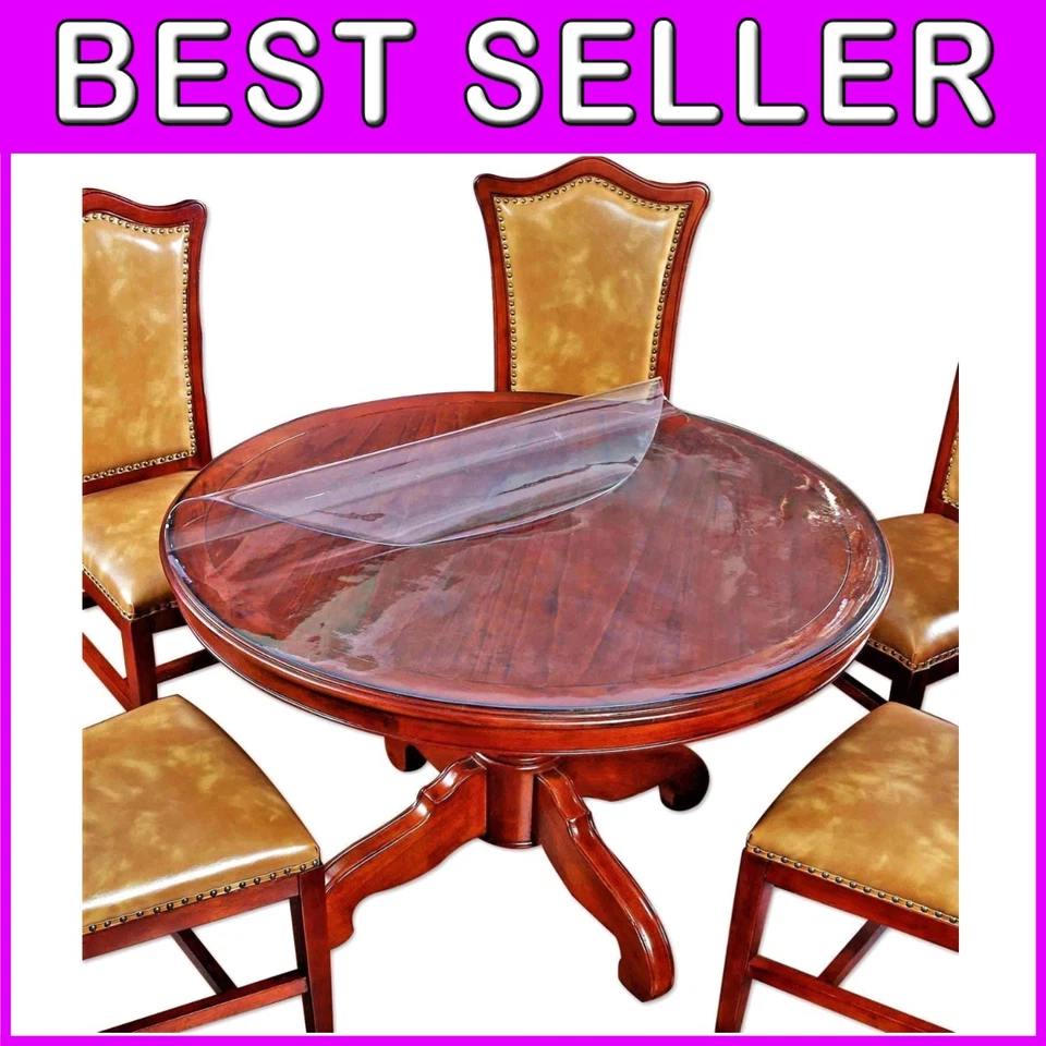 Upgraded Eco-friendly Thicken PVC Table Cover Protector - Image 1 of 4