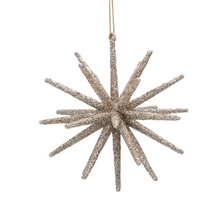 5pcs Christmas Powder Explosion Star 3D Irregular Tree Hanging Decor - Picture 1 of 23