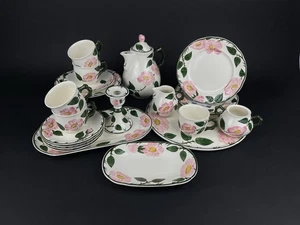 Villeroy & Boch Wildrose Kaffeeservice 5 Personen Kuchenteller Tassen 22 teilig - Bild 1 von 21