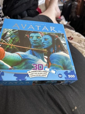 Avatar 3D Mega Puzzles 3D Jigsaw Puzzle 500 Pieces Her World Her Way New W Glass - Image 1 of 4