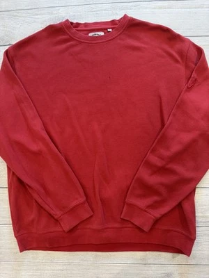 Callaway Golf Sweater Mens Large Red Crewneck Pullover 100% Cotton Casual Soft - Image 1 of 4