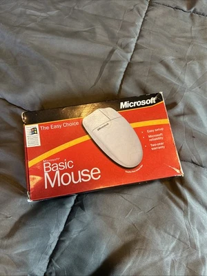 VTG Microsoft Windows 2000 Basic Mouse 1.0 NIB Serial Or PS/2 Port - Image 1 of 4