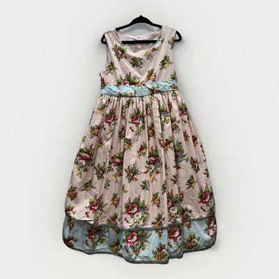 Vestido Floral Laura Ashley London Niñas Rosa Pascua Primavera Talla 6 Cottage Foto 1 de 4