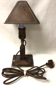THE GREIST MFG CO. ORIGINAL CLAMP LITE ARTS & CRAFTS MISSION WAND TISCHLAMPE - Bild 1 von 11