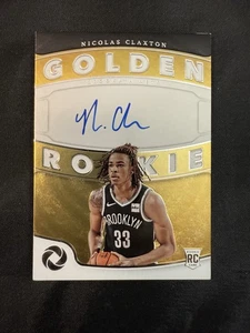 Nic Claxton Panini Opulence Golden Rookie - 2019/20 RC Rookie Auto On Card #/49 - Picture 1 of 2