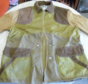Vintage American Field Sportswear Hunting Jacket Men's L Waxed Cotton Nylon - Bild 1 von 10