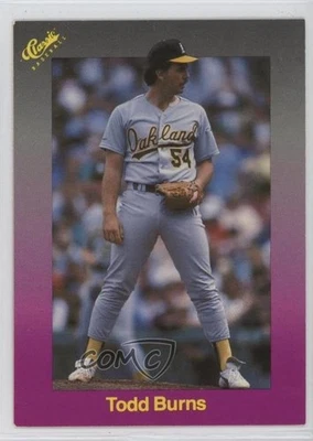 1989 Classic Update Purple Travel Edition Todd Burns #171 - Image 1 of 2