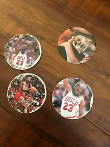 Upper Deck Michael Jordan Chicago Bulls Pogs Set of 4 Collector's Item - Picture 1 of 2