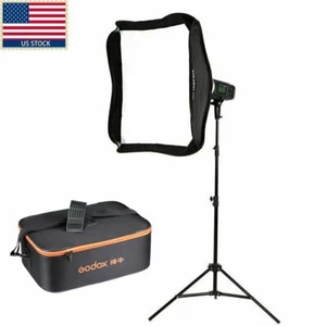 US Godox AD600BM 600W HSS 1/8000s 2.4G Studio Flash Light Fold Softbox F Wedding - Picture 1 of 11