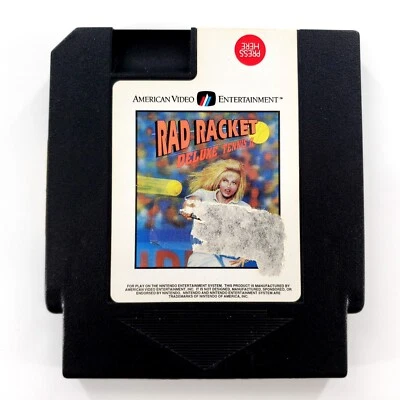 Rad Racket Deluxe Tennis II (Nintendo NES) Authentic Cart Only Tested & Works - Image 1 of 4