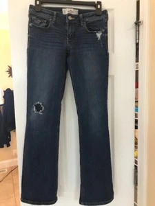 Hollister California Women Girls Junior Blue Jeans Size 3s or w26 L31 - Picture 1 of 4