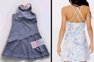 NWT! Ivivva By Lululemon Girl's Blue Set Your Mind Dress Tennis Athletic Sport 7 - Picture 1 of 5