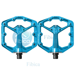 NUEVO SELLO CRANKBROTHERS 7 PEQUEÑOS PEDALES PLANOS DE BICICLETA DE MONTAÑA AZUL ELÉCTRICO - Imagen 1 de 1