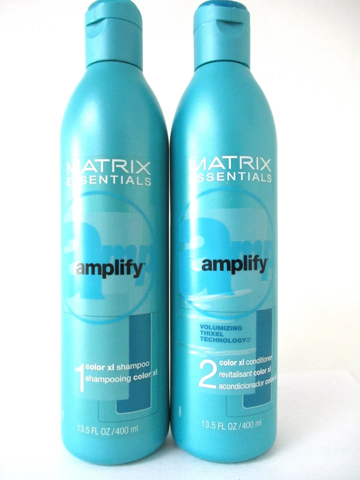 AMPLIFY by MATRIX ESSENTIALS COLOR XL SHAMPOO/ CONDITIONER 13.5 OZ EA DUO - Image 1 of 1