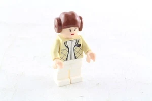 Lego Star Wars Minifigura Princesa Leia Minifigura Moño de Pelo Suave sw0113a Raro - Imagen 1 de 2